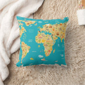 世界の動物 クッション (ブランケット)