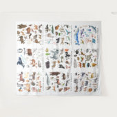 世界の動物 | 教育教室 タペストリー (正面(横))