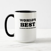 世界の医療ソノ最高のグラフ マグカップ (左)