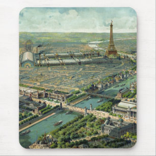 世界の博覧会1900年のパリフランス マウスパッド