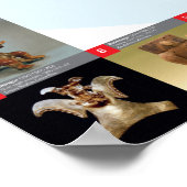 世界の危機の古代文化マップ ポスター (角)