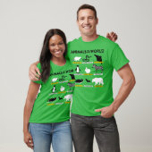 世界の友達動物たち Tシャツ (ユニセックス)