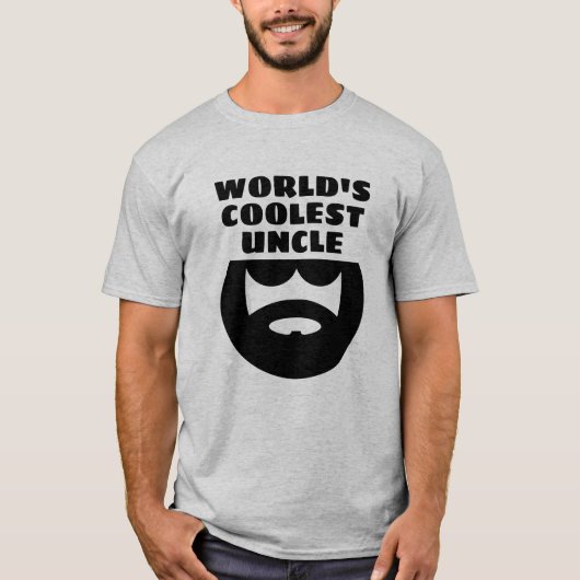 世界の叔父クールのおもしろいTシャツ Tシャツ (正面)