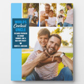 世界の叔父クール |写真モダンコラージュ フォトプラーク (正面)