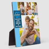 世界の叔父クール |写真モダンコラージュ フォトプラーク (側面)