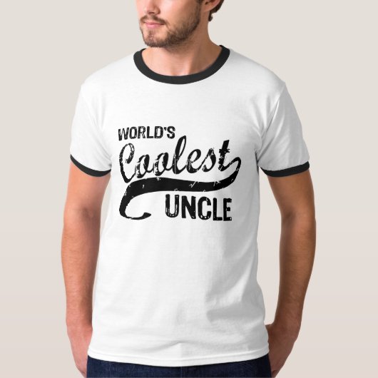 世界の叔父クール Tシャツ (正面)