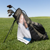 世界の叔父最高のの甥の写真 ゴルフタオル (グリーン)