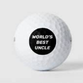世界の叔父最高のスポーツゴルファーレタリング ゴルフボール (正面)