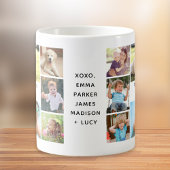 世界の叔父最高の写真コラージュ コーヒーマグカップ