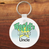 世界の叔父最高の キーホルダー (正面)