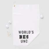 世界の叔父最高の ゴルフタオル (インサイチュ)