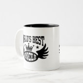 世界の叔父最高の ツートーンマグカップ (正面左)