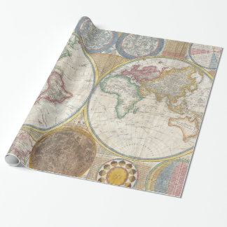 世界の古地図 ラッピングペーパー