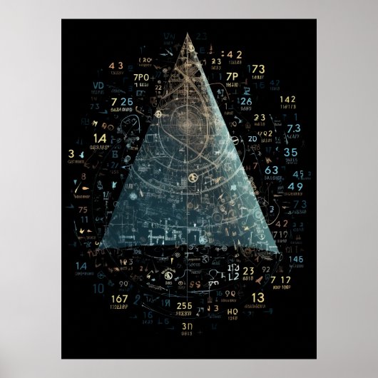 世界の問題を解実在決する数式 ポスター (正面)