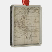 世界の図表 メタルオーナメント (右)