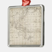 世界の図表 メタルオーナメント (左)