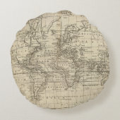 世界の図表 ラウンドクッション (裏面)