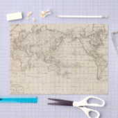 世界の図表 薄葉紙 (クラフト)