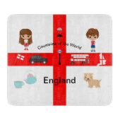 世界の国々 – イギリス2 カッティングボード (正面)