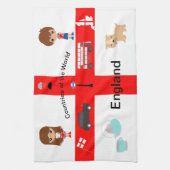 世界の国々 – イギリス2 キッチンタオル (縦)