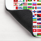 世界の国旗のマウスパッド マウスパッド (コーナー)