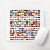 世界の国旗のマウスパッド マウスパッド (マウス)