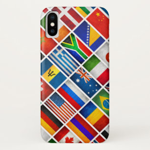 世界の国旗のIphone Xの場合 iPhone X ケース