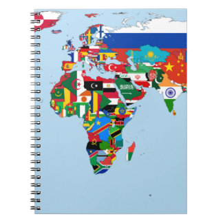 世界の国旗マップ2 ノートブック