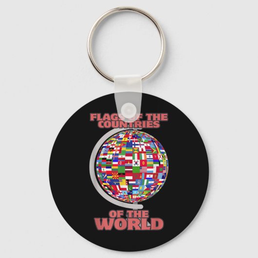 世界の国旗国際的 キーホルダー (正面)