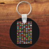 世界の国旗国際的 キーホルダー (正面)