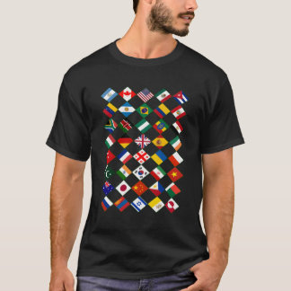 世界の国旗国際的 Tシャツ
