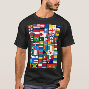 世界の国旗国際的 Tシャツ