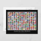 世界の国旗 – はがき (正面/裏面)