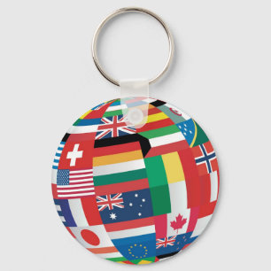世界の国旗 キーホルダー