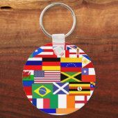 世界の国旗 キーホルダー (正面)