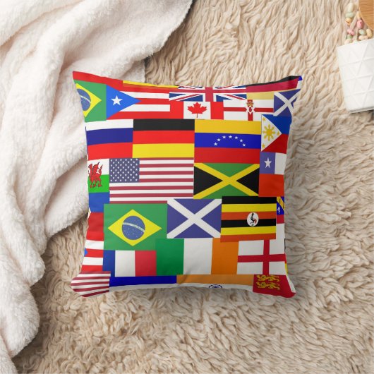 世界の国旗 クッション (ブランケット)