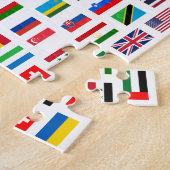 世界の国旗 ジグソーパズル (側面)