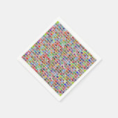 世界の国旗 スタンダードカクテルナプキン (角)