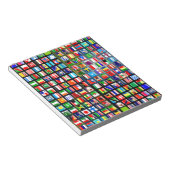 世界の国旗 ノートパッド (アングル)