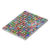 世界の国旗 ノートパッド (回転)