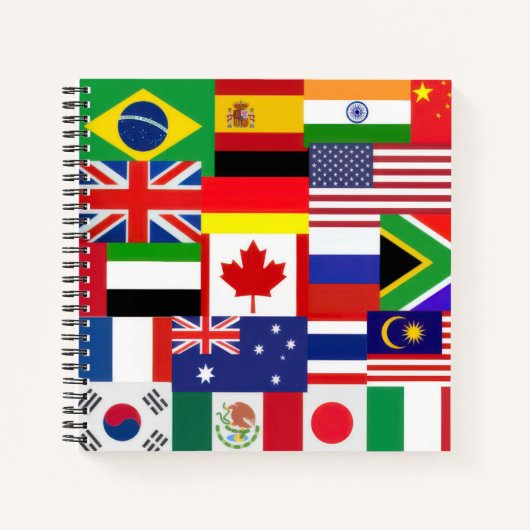 世界の国旗 ノートブック (正面)