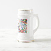世界の国旗 ビールジョッキ (正面右)