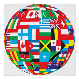 世界の国旗 ポスター