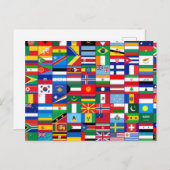 世界の国旗 ポストカード (正面/裏面)