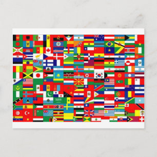 世界の国旗 ポストカード