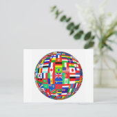 世界の国旗 ポストカード (スタンド正面)