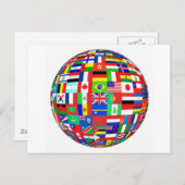 世界の国旗 ポストカード (正面/裏面)