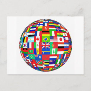 世界の国旗 ポストカード