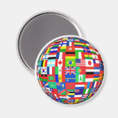 世界の国旗 マグネット (正面/裏面)
