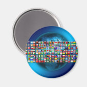 世界の国旗 マグネット (正面/裏面)